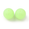 Luminous Round Food Grade Silicone Beads SIL-TAC0007-04G-1