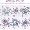 Unicraftale 180Pcs 6 Styles 304 Stainless Steel Open Jump Rings STAS-UN0039-10-5