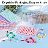 80Pcs Round Silicone Focal Beads SIL-SZ0001-24-31-6