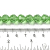 Electroplate Transparent Glass Beads Strands EGLA-A035-T10mm-L09-4