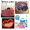 12 Sets 4 Style Wooden Basket Bottoms DIY-GF0004-76-5