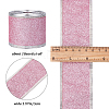 Sparkle Wired Edge Polyester Ribbon OCOR-WH0071-026C-2