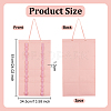 Soft Felt & Wood Wall-Mounted  Display Bags ODIS-WH0330-001A-2