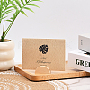 24Pcs Pine Wood Name Card Holder DJEW-SP0001-21A-02-5