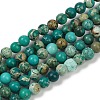 Dyed Natural Regalite/Imperial Jasper/Sea Sediment Jasper Beads Strands G-B124-C04-07-1