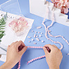 4 Strands 4 Style Natural Rose Quartz Stone Bead Strands G-KS0001-11-5
