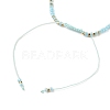 Adjustable Nylon Thread Braided Bead Bracelets BJEW-JB05593-4