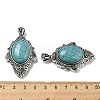 Synthetic Turquoise Big Pendants G-Z050-03A-3