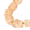 Raw Rough Natural Quartz Crystal Beads Strands G-Z131-J01-08-4