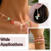 90Pcs 9 Colors Handmade Lampwork Beads LAMP-CJ0002-98-7