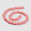 Handmade Flower Polymer Clay Beads Strands CLAY-M003-07F-2