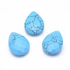 Synthetic Turquoise Cabochons X-G-P384-D04-2
