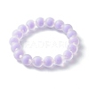 Bead in Bead Transparent Round Acrylic Beads Stretch Bracelet Set for Kids BJEW-JB06590-5