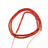 Synthetic Coral Bead Strands X-CORA-R011-50A-2