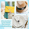 8Pcs 4 Styles Brass Rhinestone Shoe Decorations AJEW-GA0006-98-7