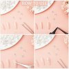 40Pcs 2 Styles Zinc Alloy Rhinestone Cabochons FIND-CP0002-11-6