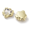 Rack Plating Alloy Rhinestone Charms PALLOY-F311-23G-01-2