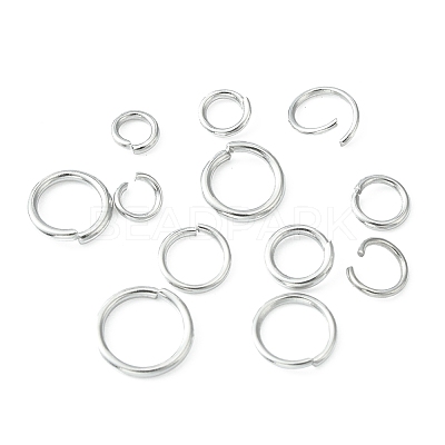 12 Styles 304 Stainless Steel Open Jump Rings Sets DIY-FS0004-13-1