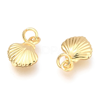 Brass Charms X-KK-B024-10G-1