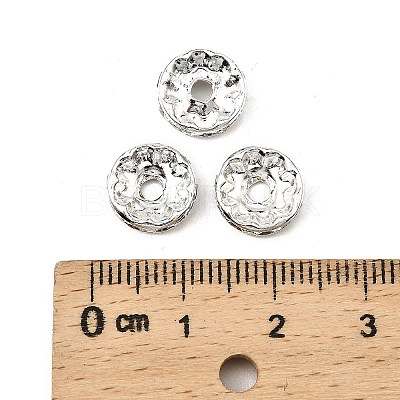 Brass Grade A Crystal Rhinestone Beads RB-A003-10MM-S-1