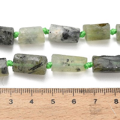 Natural Prehnite Beads Strands G-C289-A04-01-1