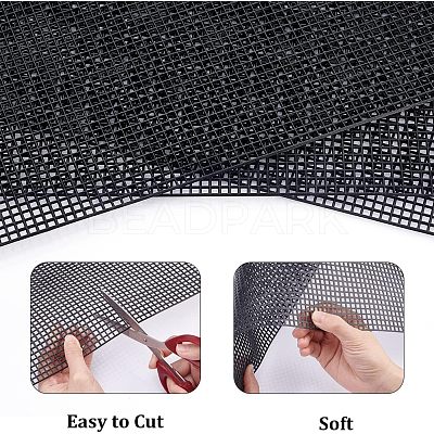 Plastic Mesh Canvas Sheet FIND-WH0117-98A-1