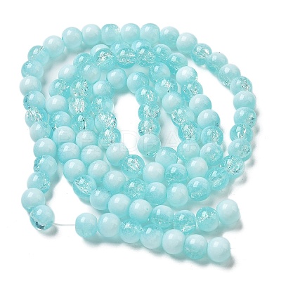 Crackle Glass Beads X1-GLAA-U001-8mm-08-1