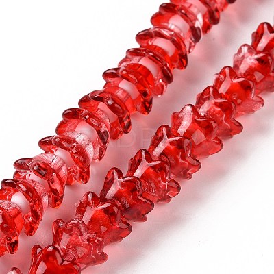 Transparent Glass Beads Strands LAMP-H061-01A-05-1