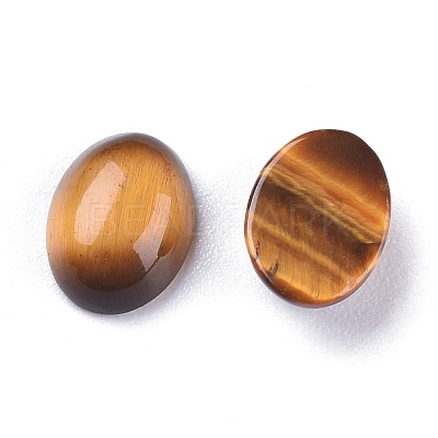Natural Tiger Eye Cabochons G-R476-04A-1