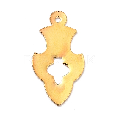 Rack Plating Brass Pendants KK-E067-28G-1