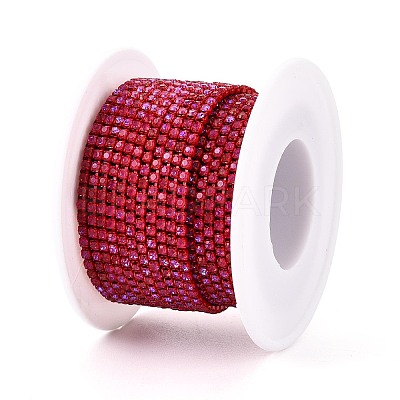 Iron Rhinestone Cup Chains CH-T006-05B-20-1