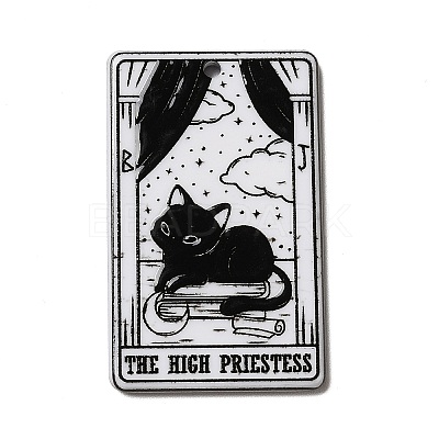 Tarot Theme Printed Acrylic Pendants MACR-G061-04J-1