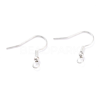 304 Stainless Steel Earring Hooks STAS-T031-17S-1