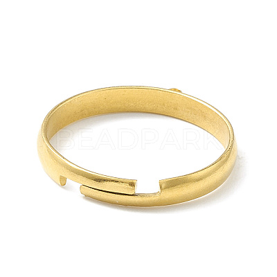 304 Stainless Steel Loop Ring Bases KK-I674-02G-A-1