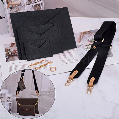 3Pcs 3 Style Wool Felt Envelope Purse Insert Organizer FIND-WR0006-70A-1
