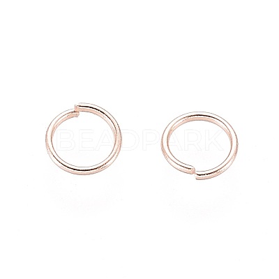 304 Stainless Steel Open Jump Rings X-STAS-O098-01RG-03-1