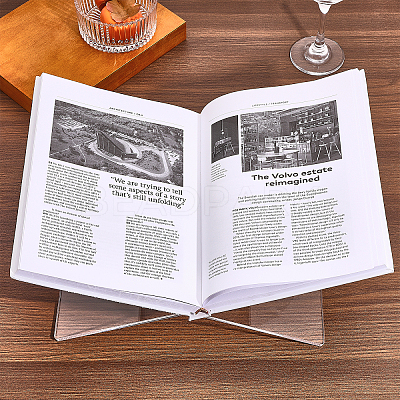 Acrylic Bookends OFST-WH0002-42-1