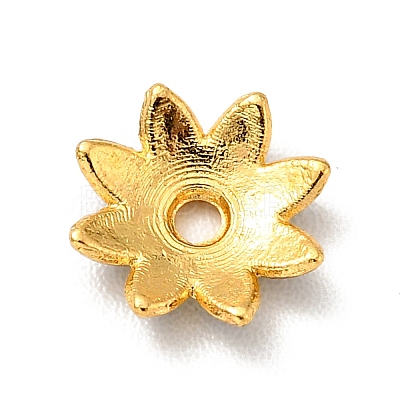 Multi-Petal Alloy Enamel Bead Caps FIND-G029-02G-03-1