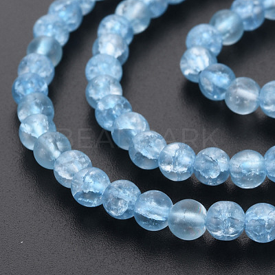 Crackle Glass Beads Strands GLAA-S192-D-006C-1