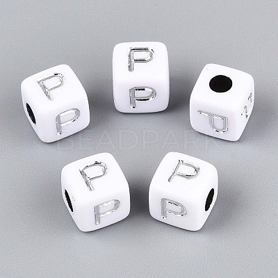 Opaque Acrylic Beads SACR-T035-03P-1