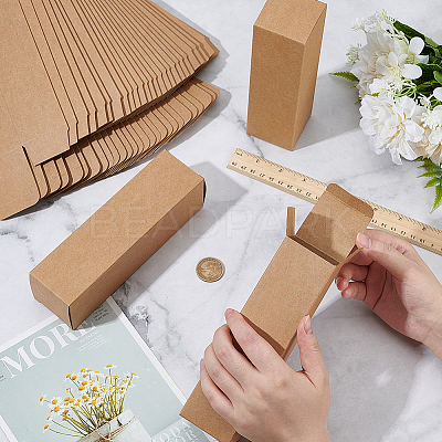 Kraft Paper Packing Boxes for Essential Oil Gift LS-CON-WH0107-59A-01-1