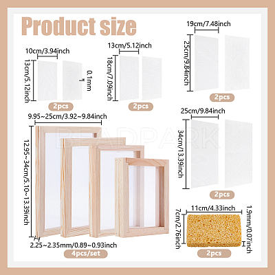 Wooden Paper Making DIY-NB0015-51-1