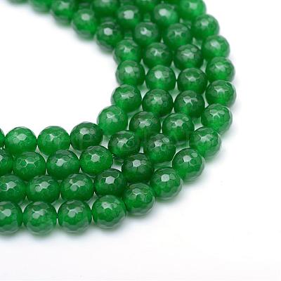 Natural White Jade Bead Strands G-R346-4mm-01-1
