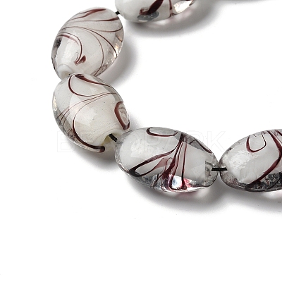 Handmade Lampwork Beads Strands LAMP-K037-13-1