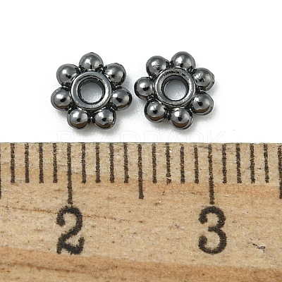Rack Plating Zinc Alloy Spacer Beads FIND-T071-04B-1