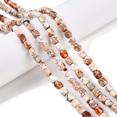 Natural Imperial Jasper Beads Strands G-N342-62K-1