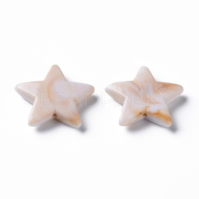 Two Tone Acrylic Beads MACR-S272-77N-1