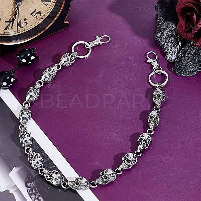 1Pc Alloy Chain Belts AJEW-HY0002-25AS-1