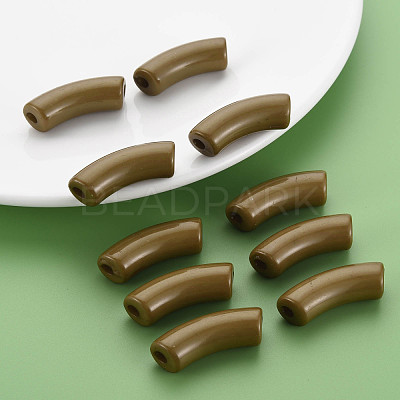 Opaque Acrylic Beads MACR-S372-001B-18-0937-1