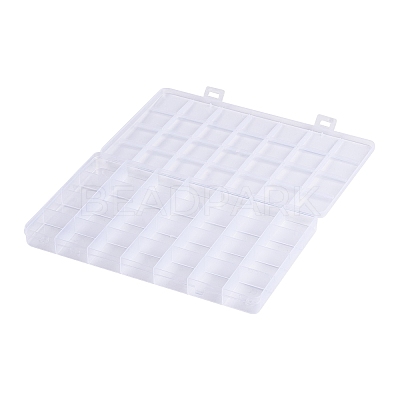 Transparent Plastic Bead Containers X1-CON-YW0001-13-1